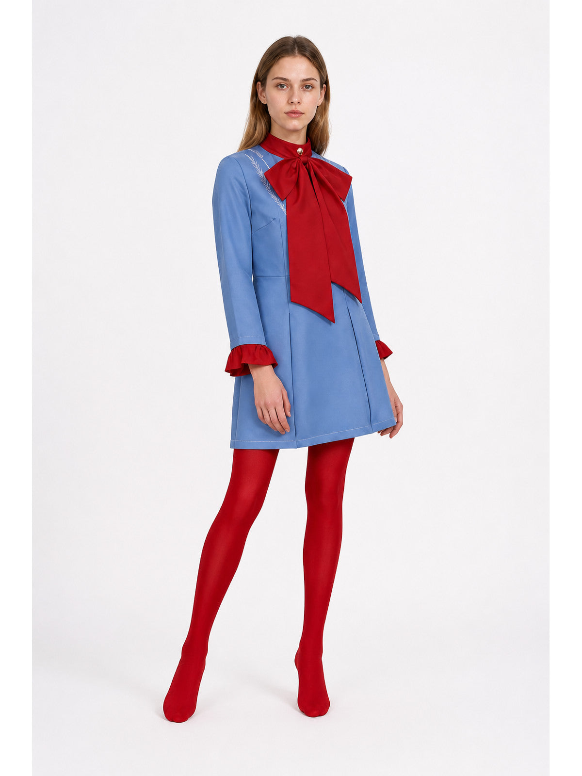 Freddie Mercury Red and Blue Cosplay Costume Costumes detail