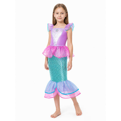 Mermaid Dress with a Layered Skirt for Costumes Costume Dresses detail