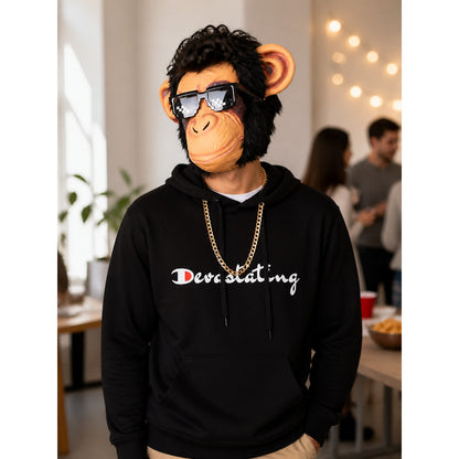 Halloween Gorilla Carnival Mask with Large Ears lifestyle view