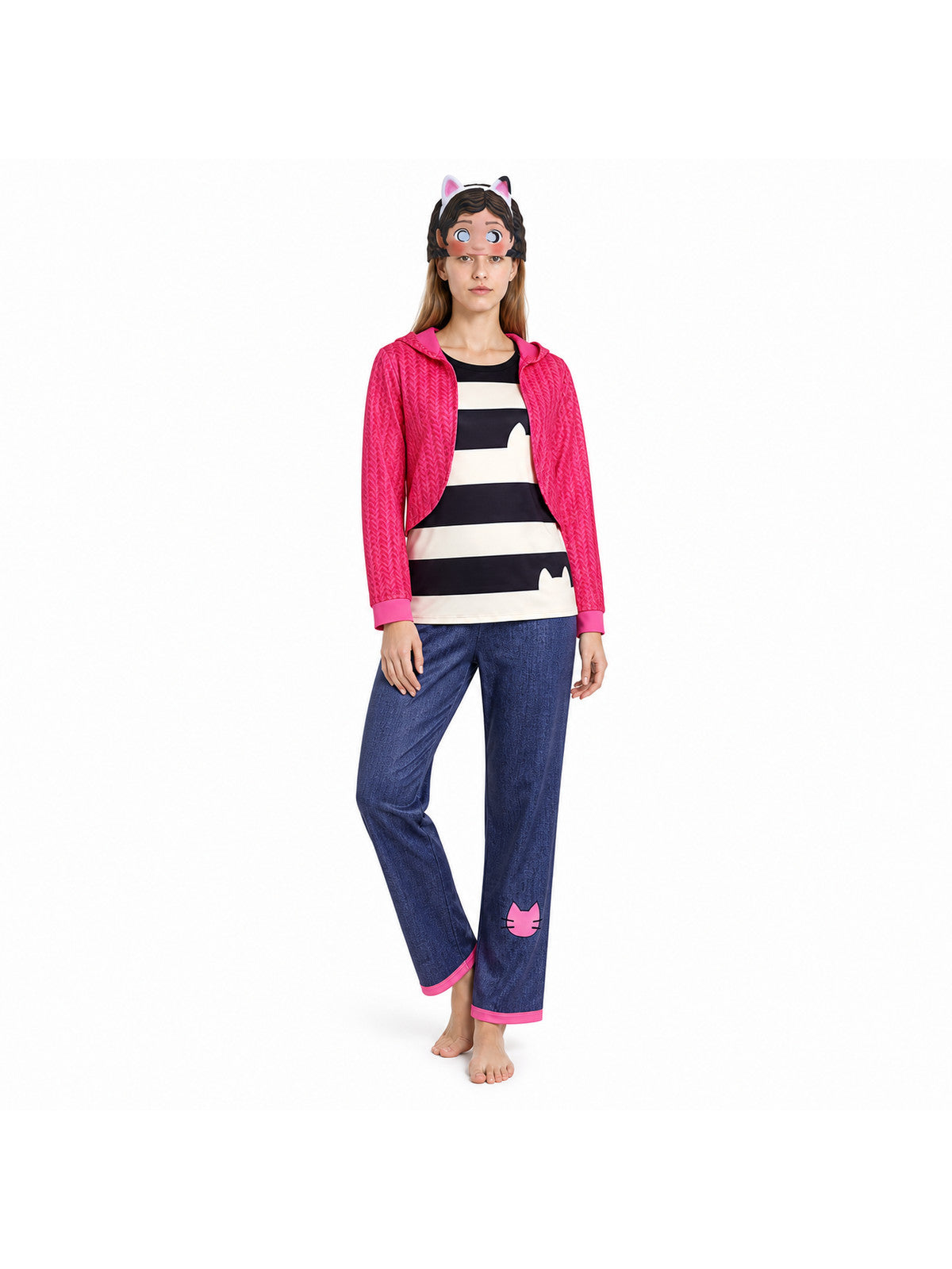 Gabby costume: jacket, T-shirt, pants, wig