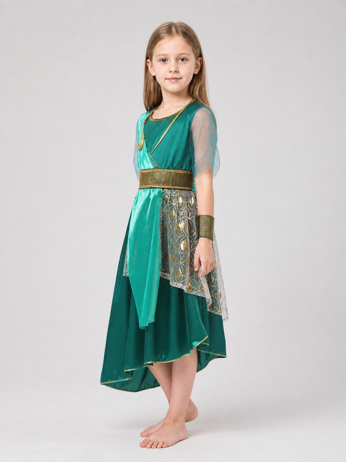 Medusa Costume Dress with Headpiece for Parties