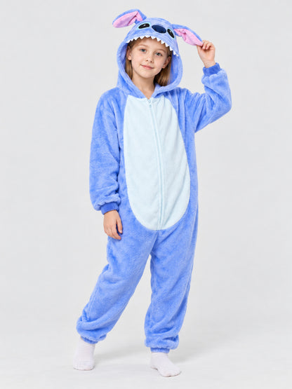 Kids Hooded Onesie Pajama with Ears