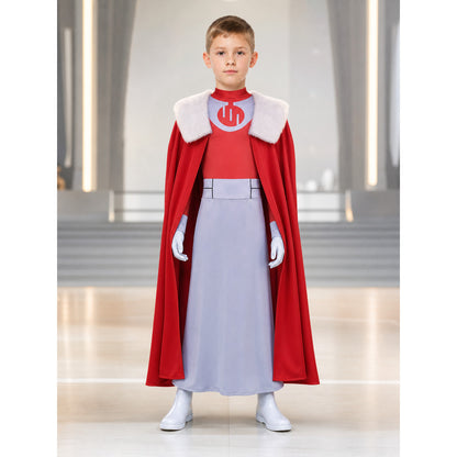Thragg Cosplay Costume with Cape and High Collar