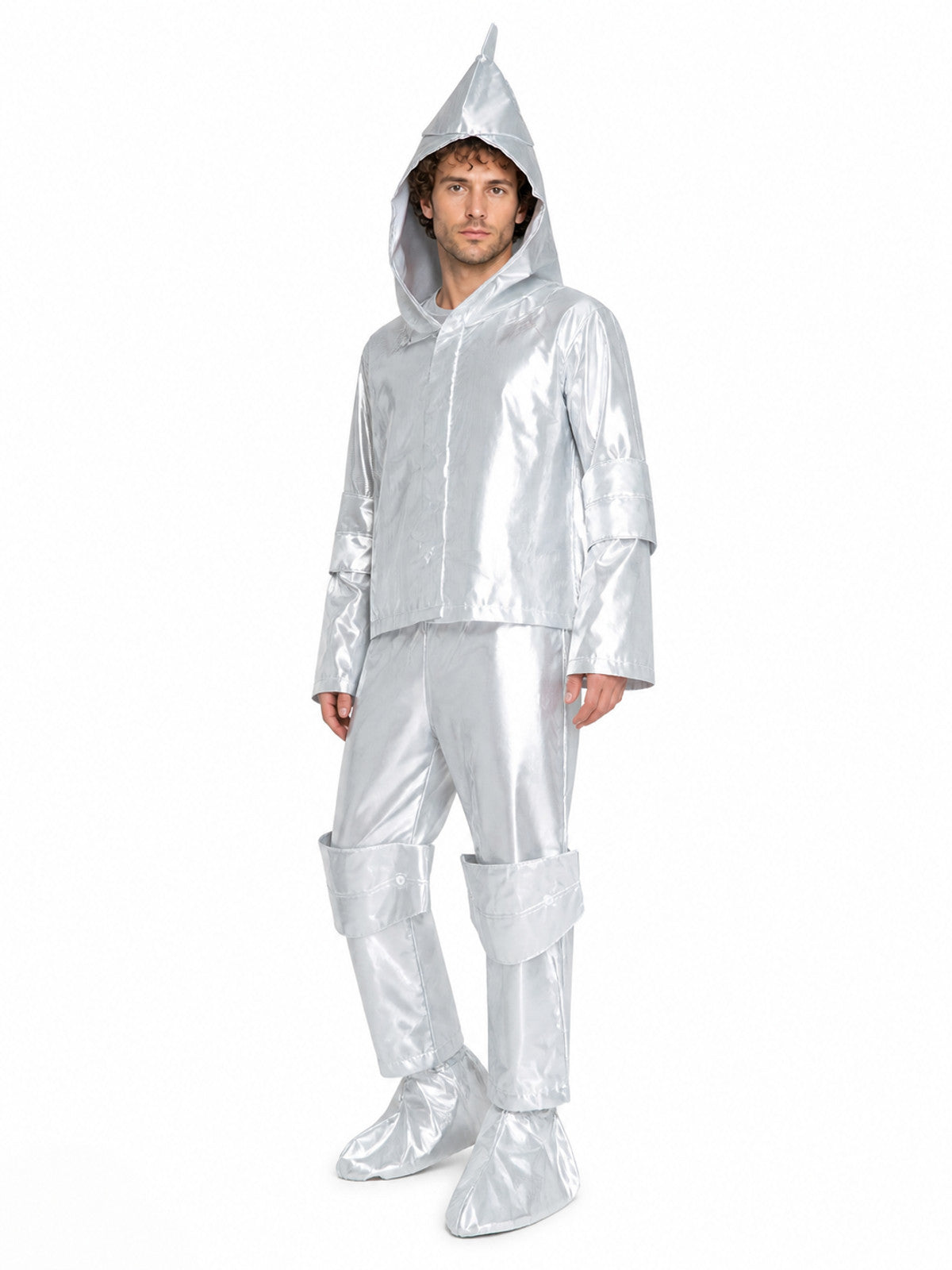 Silver Iron Woodcutter Costume with Hood Costumes detail