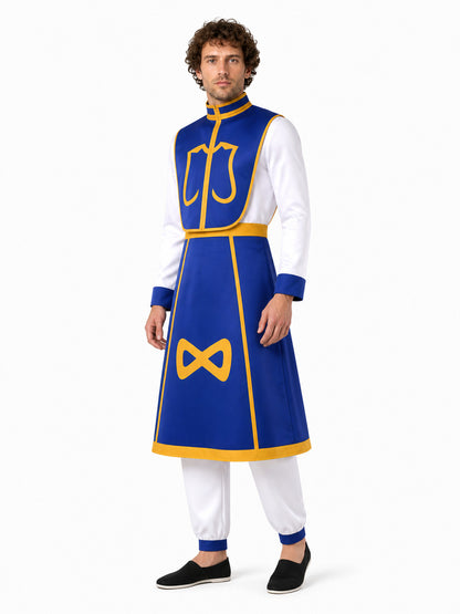 Blue and Gold Kurapika Cosplay Costume Costumes detail