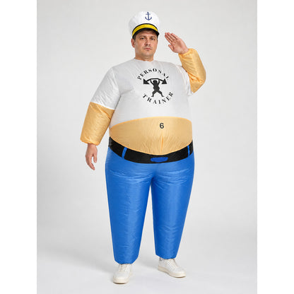 Inflatable Costume with Print and Number 6 for Parties main product view
