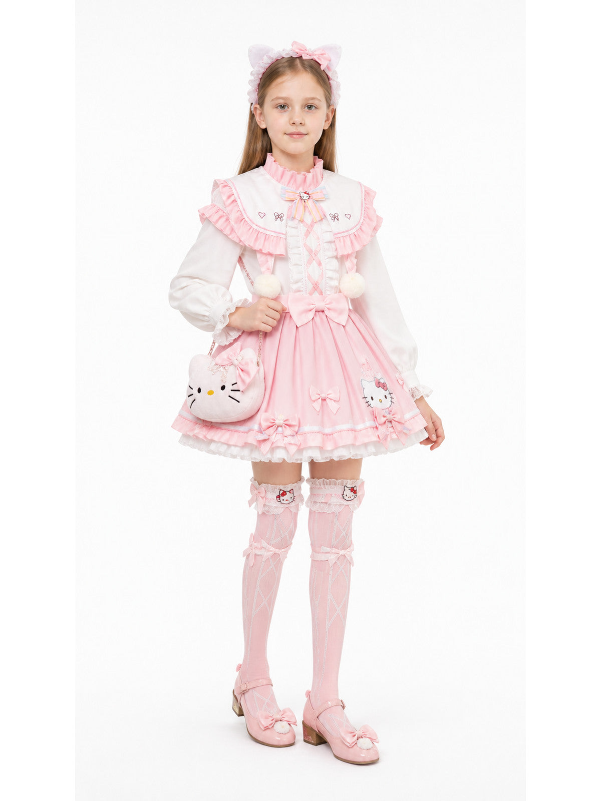 Cosplay Costume with Dress and Accessories in Lolita Style Costume Dresses detail
