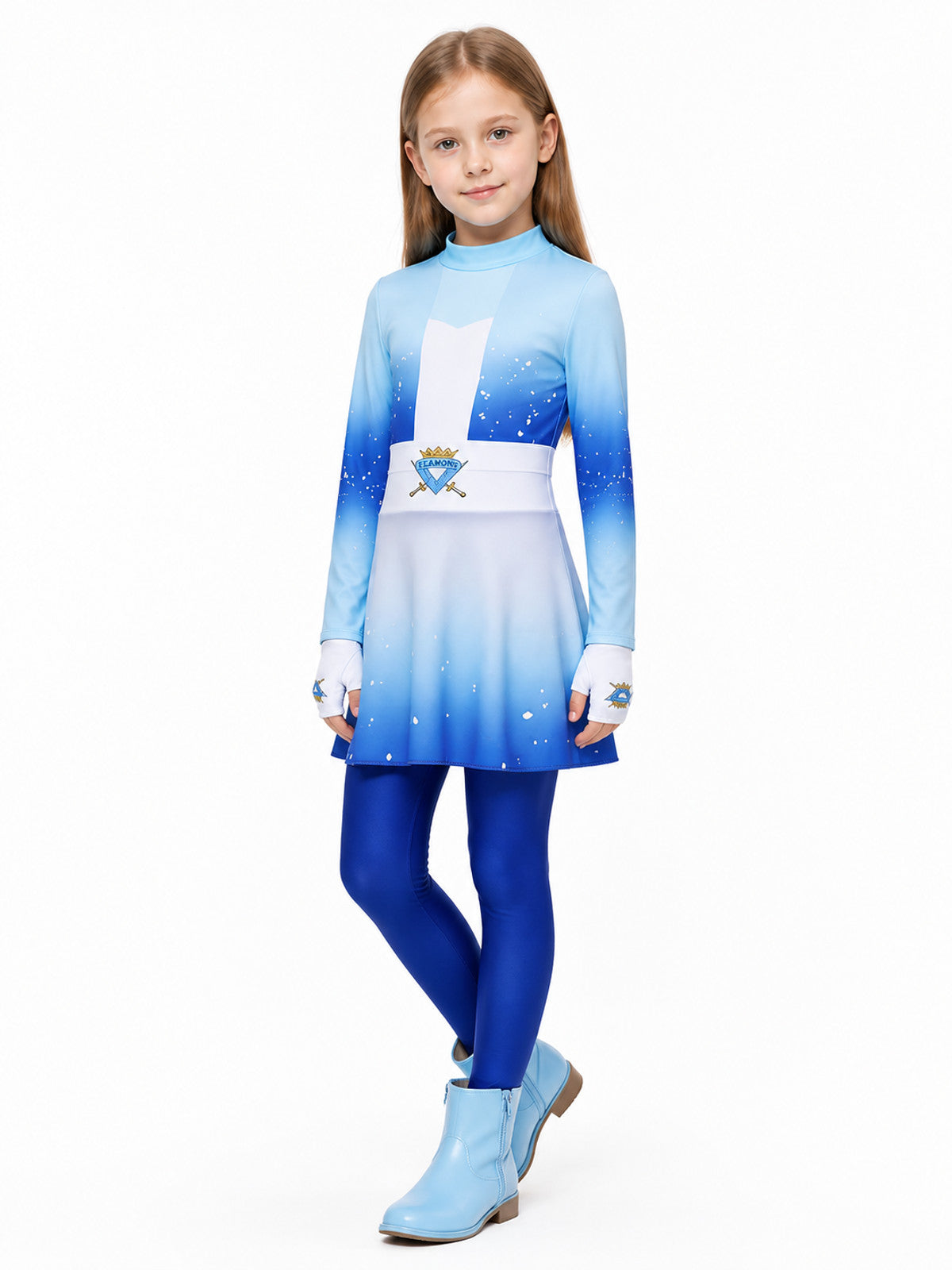 Gradient Princess Dress with White Insert (Halloween) Costume Dresses detail