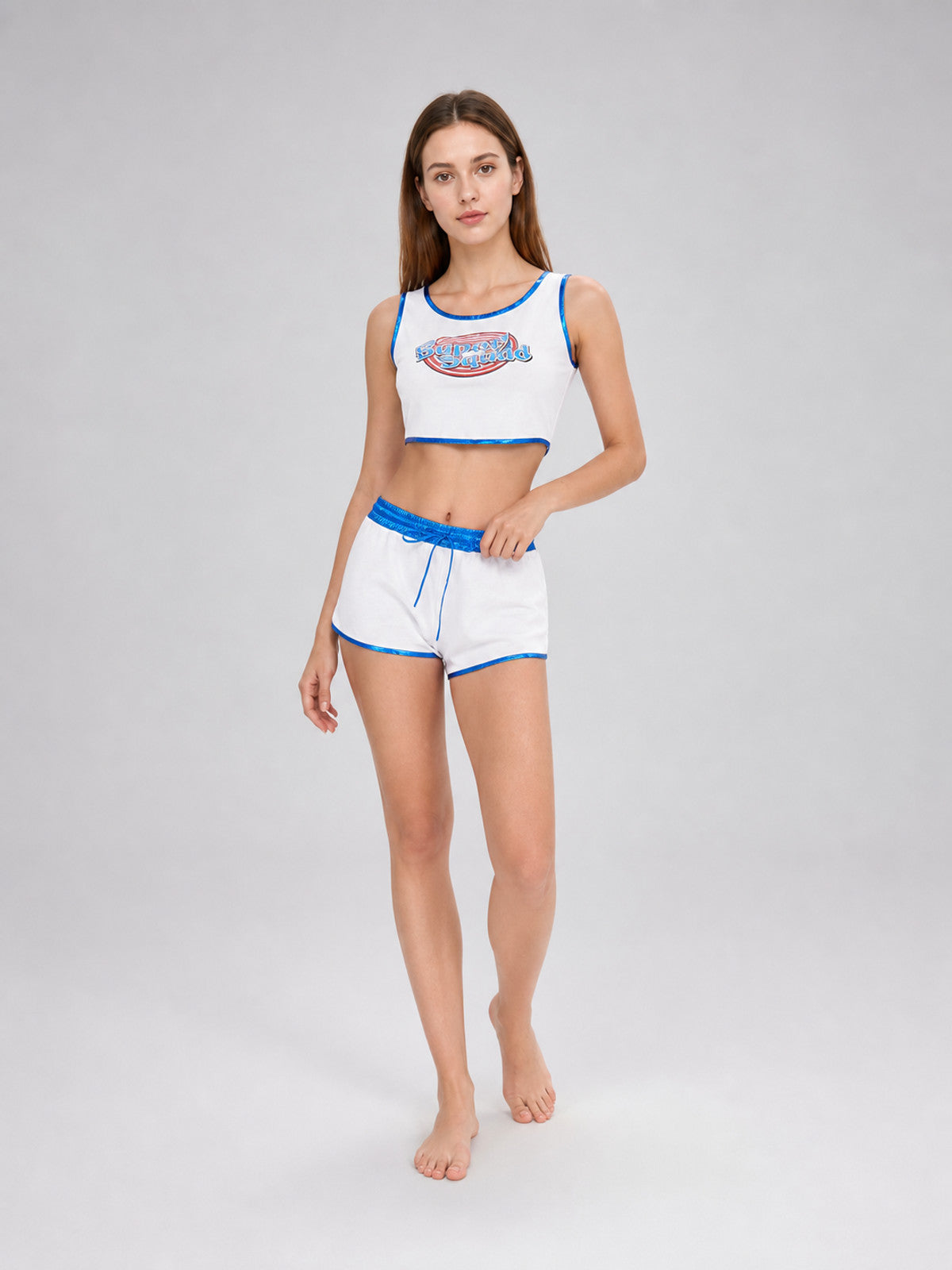 Bunny Costume: Top, Shorts, and Eared Headband