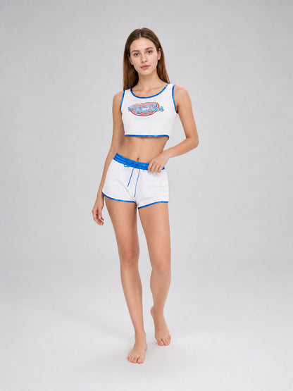 Bunny Costume: Top, Shorts, and Eared Headband