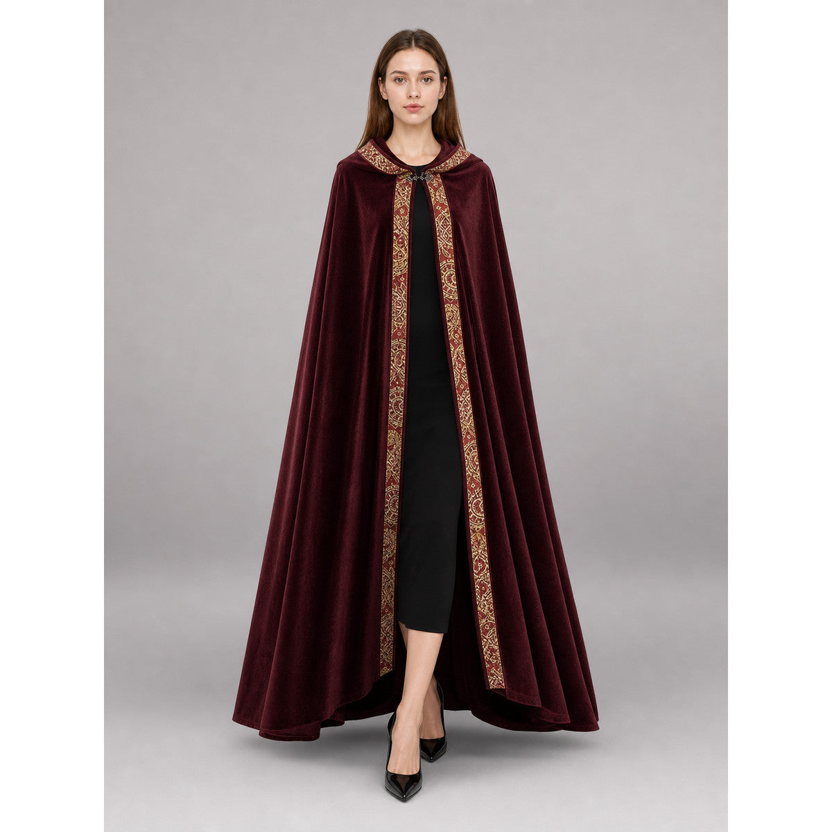 Burgundy Carnival Cloak with Hood occasion guide