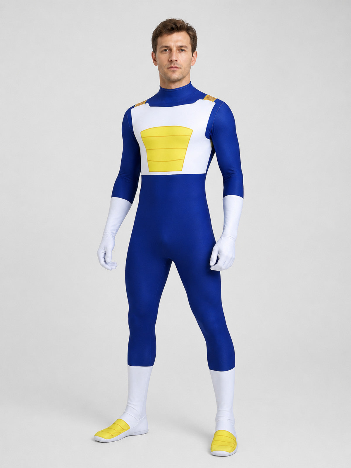 Vegeta Costume from Dragon Ball: Cosplay Jumpsuit Costumes detail