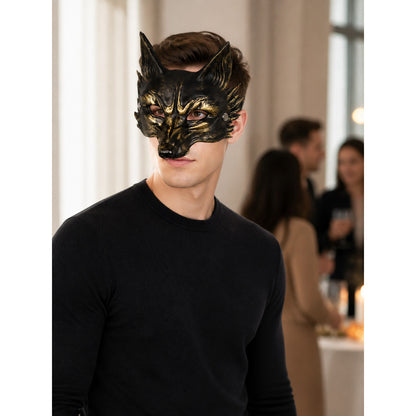 Halloween Carnival Headwear with Ears and Face lifestyle view