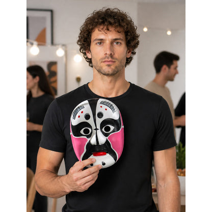 Carnival Mask with Painted Design in Chinese Opera Style lifestyle view
