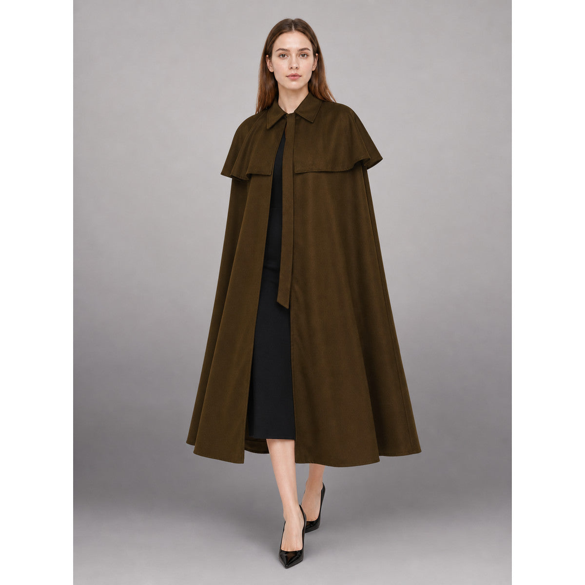 Brown shirt dress with a collar and buttons occasion guide
