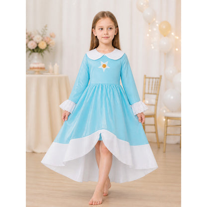 Blue Carnival Dress for Halloween and Cosplay