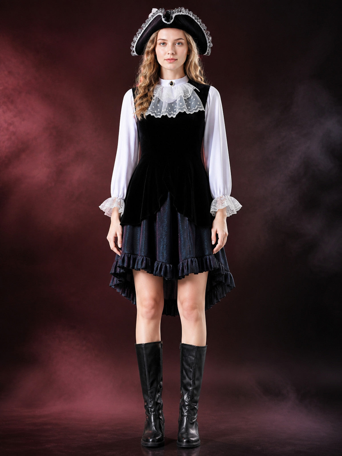 Victorian Pirate Costume for Women HD11047 for Cosplay and Halloween main product view