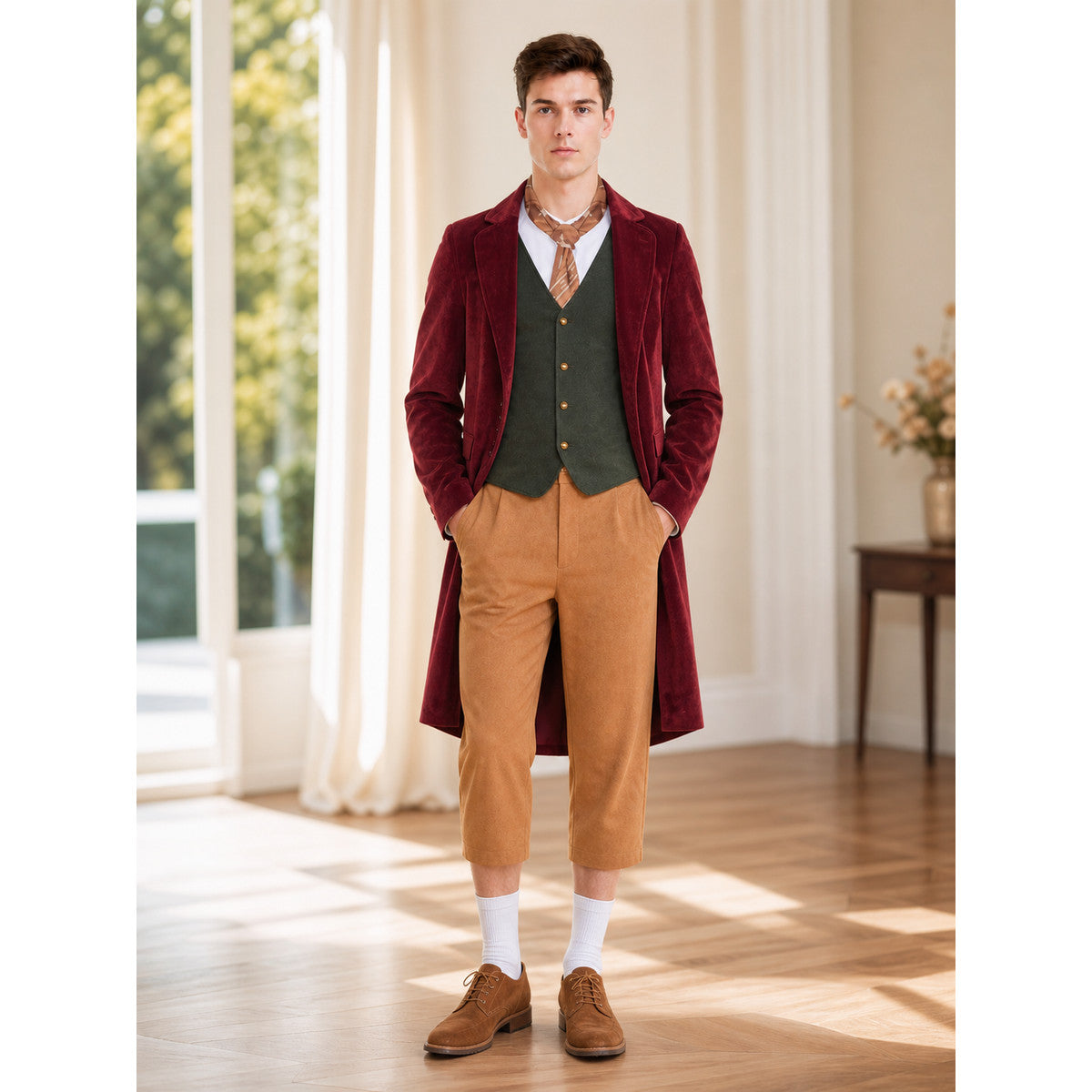 Bilbo Baggins Cosplay Costume, Five-Piece Set