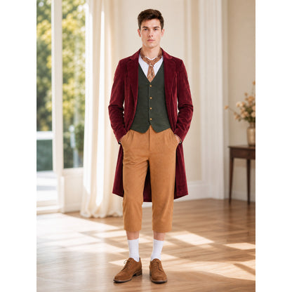 Bilbo Baggins Cosplay Costume, Five-Piece Set