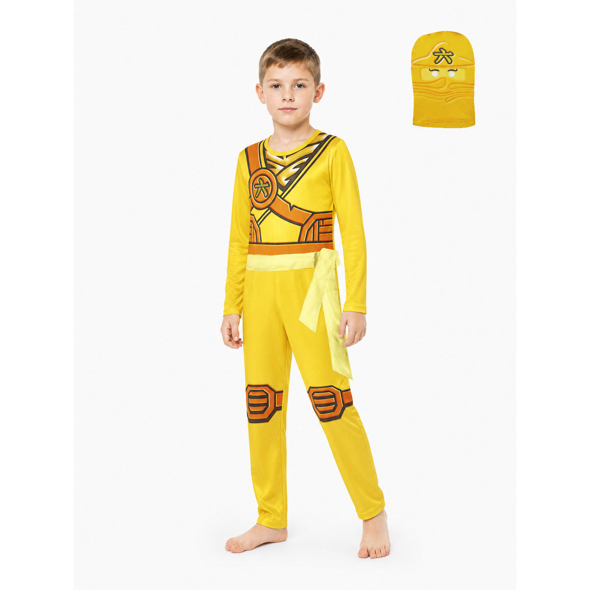 One-Piece Ninja Costume with Hood for Parties Costumes detail
