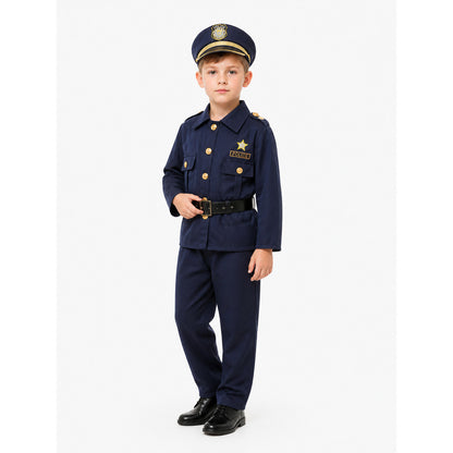 Children’s police officer costume with jacket and pants product detail