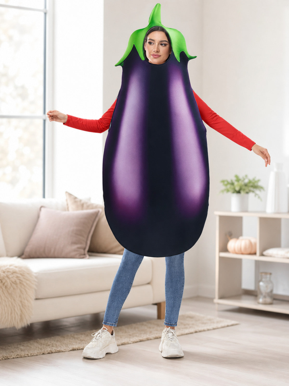 Eggplant Costume for Halloween and Themed Parties lifestyle view