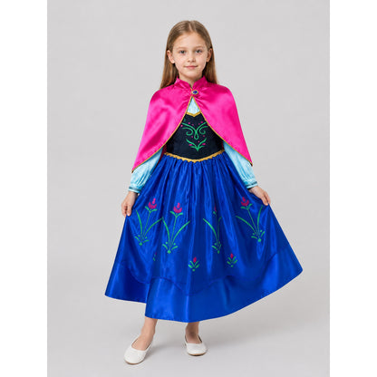 Princess Anna Carnival Dress for Girls Costume Dresses detail