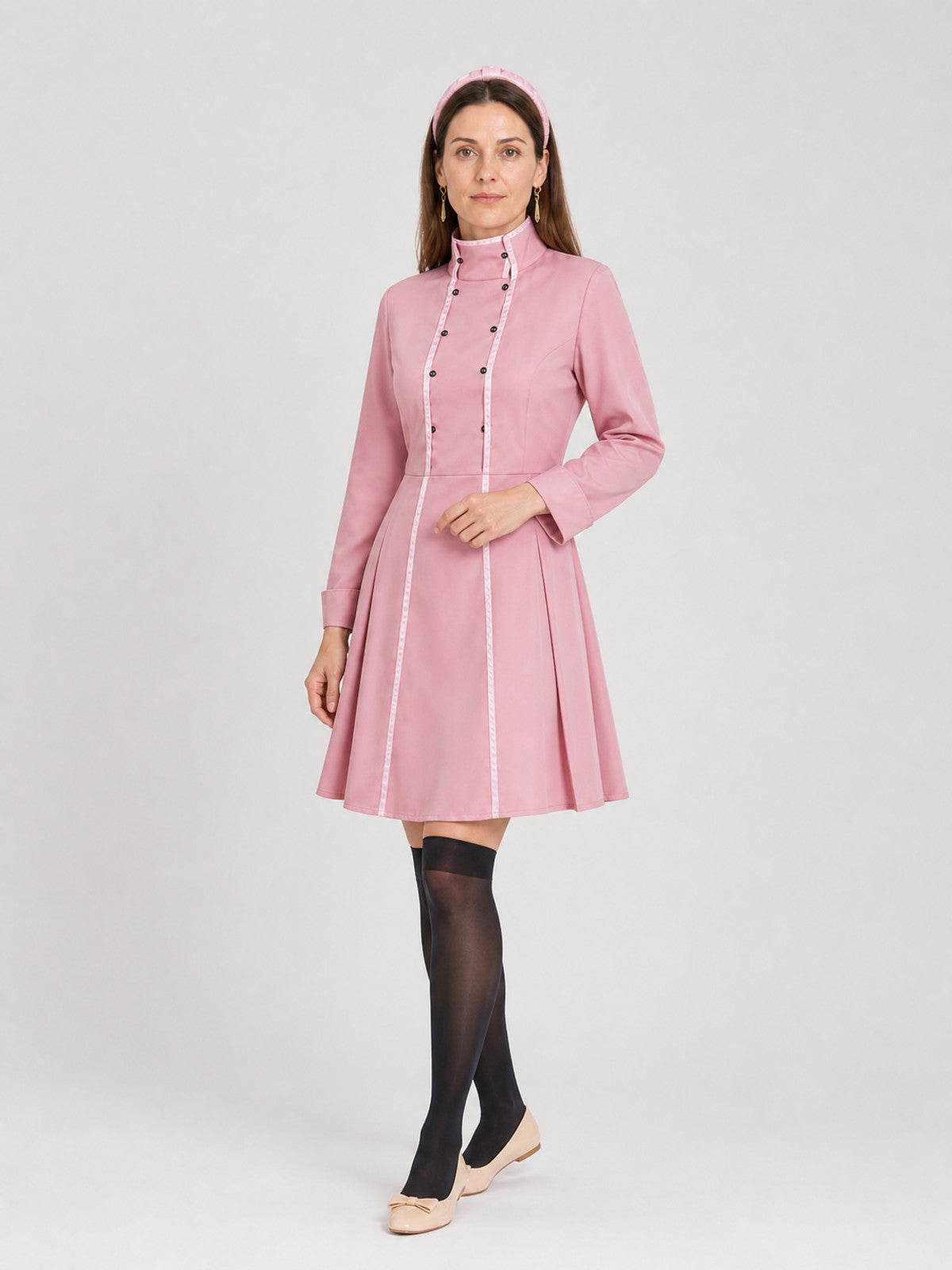 Blair Cosplay Costume: Pink Dress and Accessories Costume Dresses detail