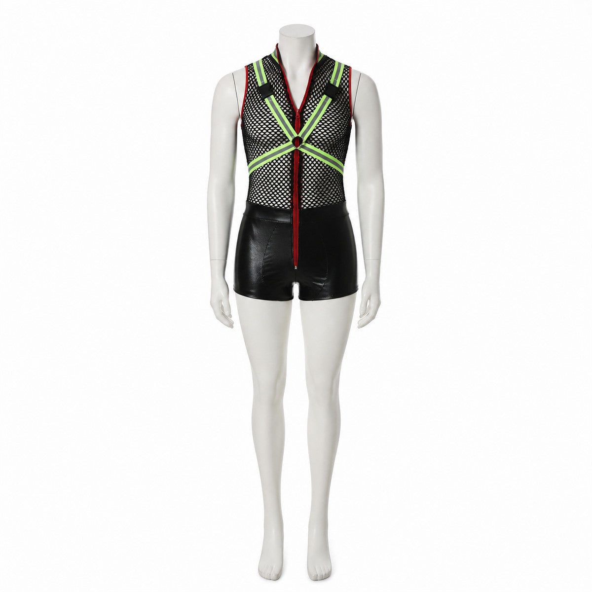 Sleeveless Romper with Mesh Top product detail