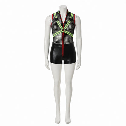 Sleeveless Romper with Mesh Top product detail