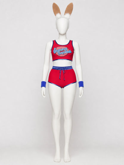 Bunny Stage Costume: Top, Shorts, and Headwear Costumes detail