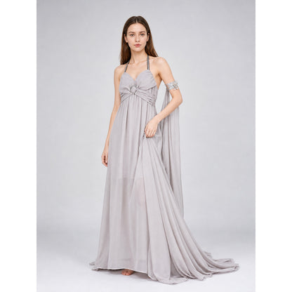 Game of Thrones Cosplay Dress with Long Train