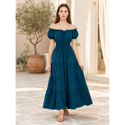 Medieval Irish-Style Tiered Dress