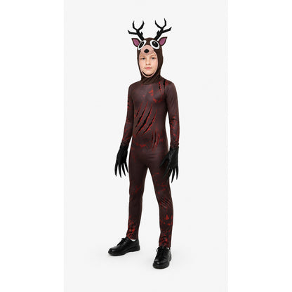 Scary Deer Costume with Antlers and Claws for Halloween Costumes detail