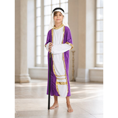 Arabian-style carnival costume with accessories lifestyle view
