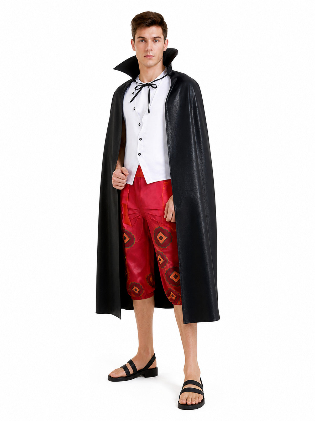 Pirate Cosplay Costume, Cape, Vest, and Pants