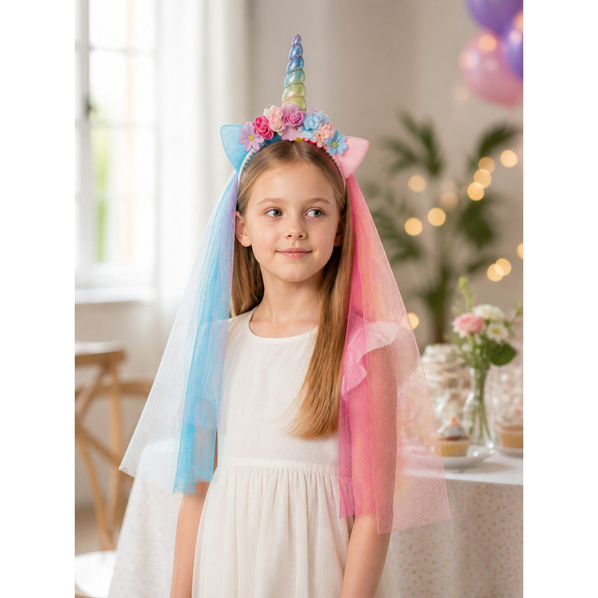 Unicorn Carnival Headband for Halloween lifestyle view