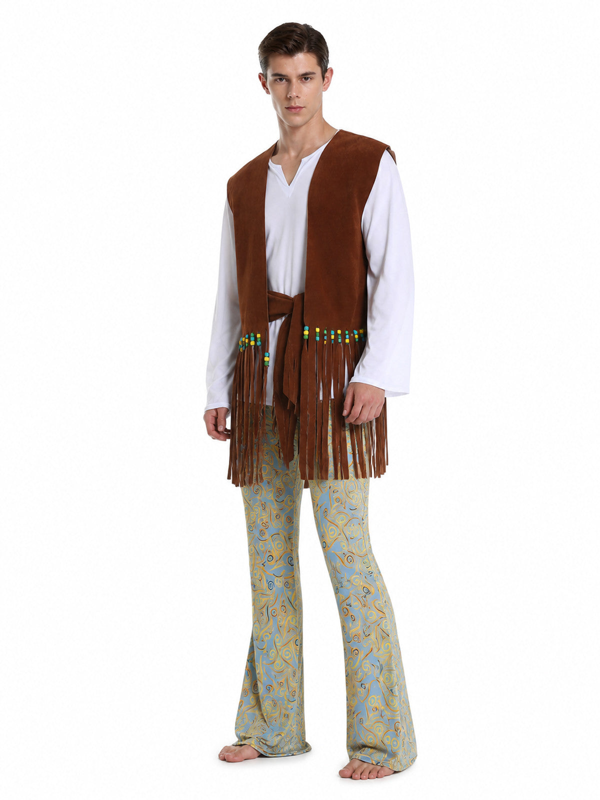 Stage Costume with Fringed Vest and Pants