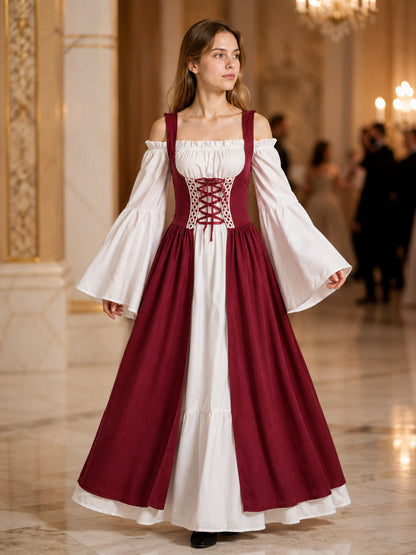 Medieval-Style Costume Dress with Corset lifestyle view