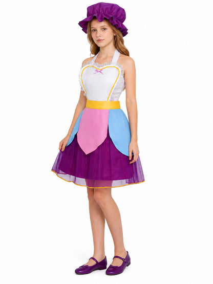 Children's Carnival Costume with Dress and Hat