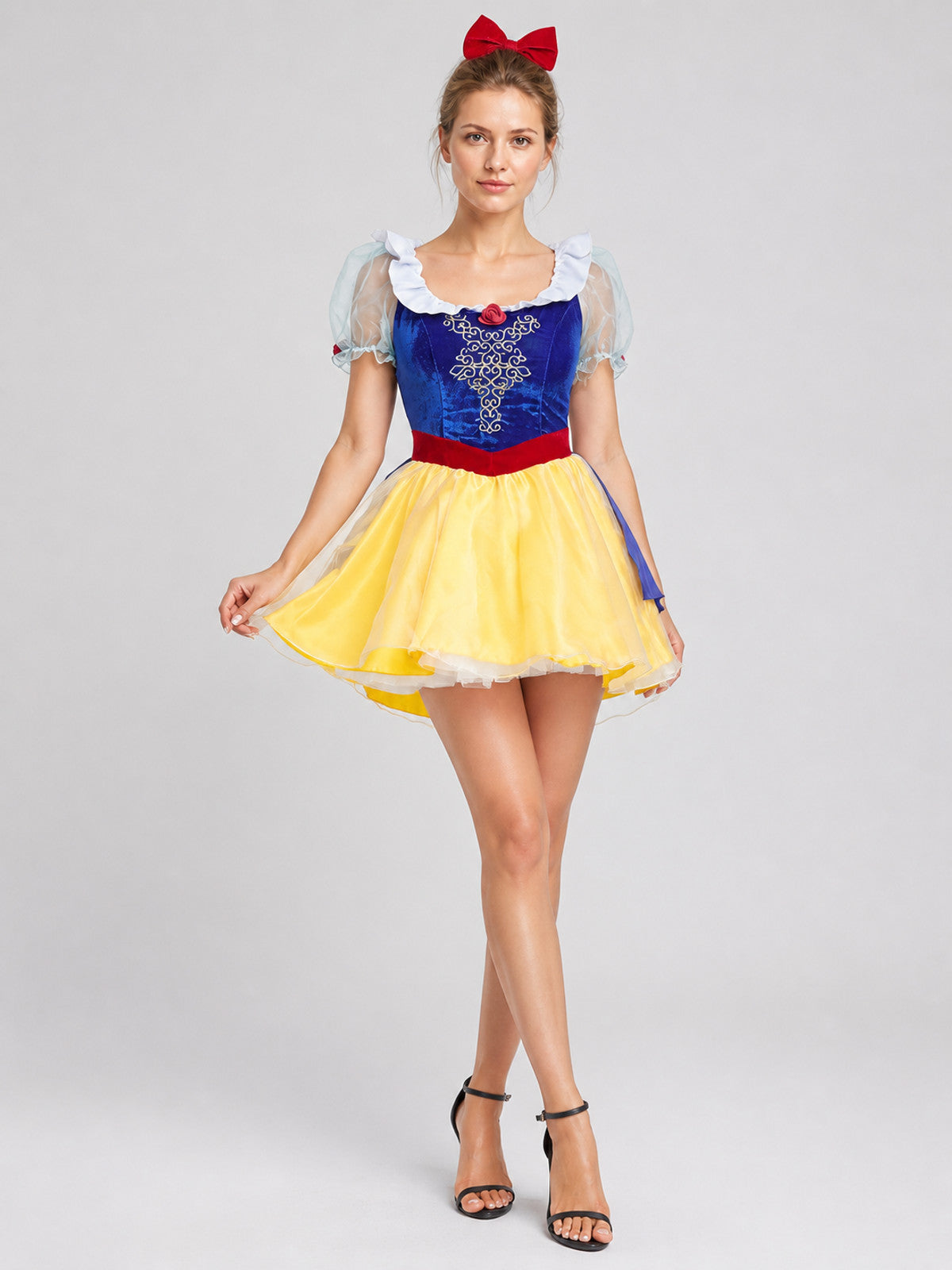 Snow White Dress with Full Skirt for Cosplay