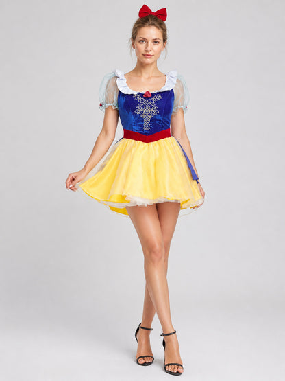 Snow White Dress with Full Skirt for Cosplay