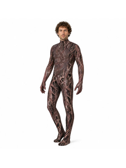 Halloween Monster Jumpsuit with a Torn Texture Costumes detail