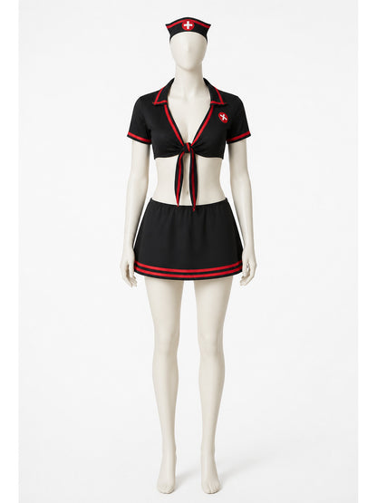 Medical Costume with Skirt and Cap, 2 Pieces