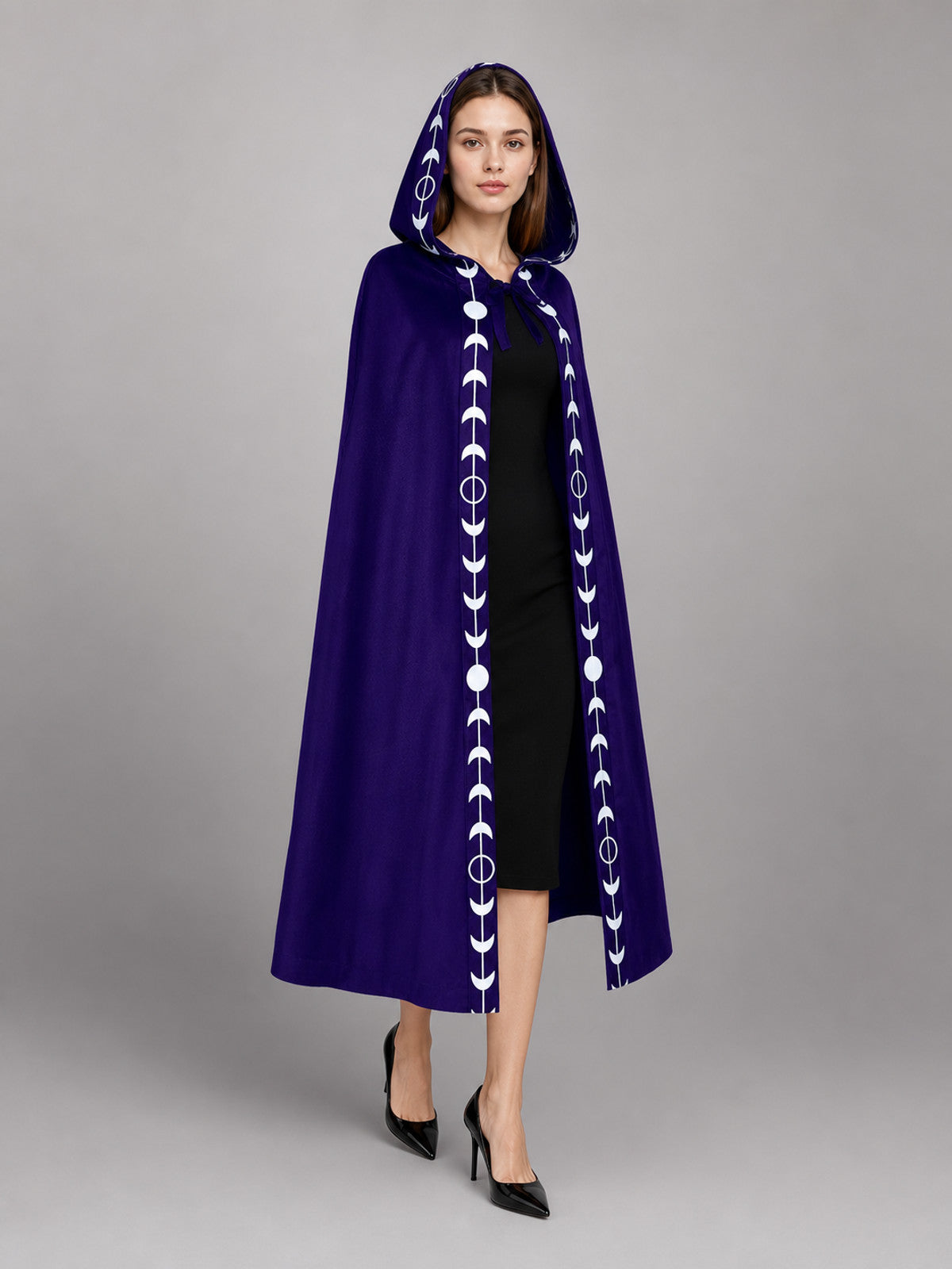Purple Carnival Cloak with Hood