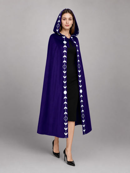 Purple Carnival Cloak with Hood