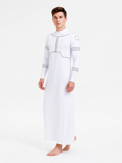 Mark Grayson Cosplay Jumpsuit, White Costumes detail