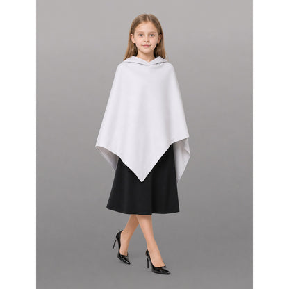 Description: White shoe covers—a pair of accessories for completing a costume and neatly covering shoes. The design consists of two identical overlays with a simple construction: the covers are worn over shoes, have open openings around the