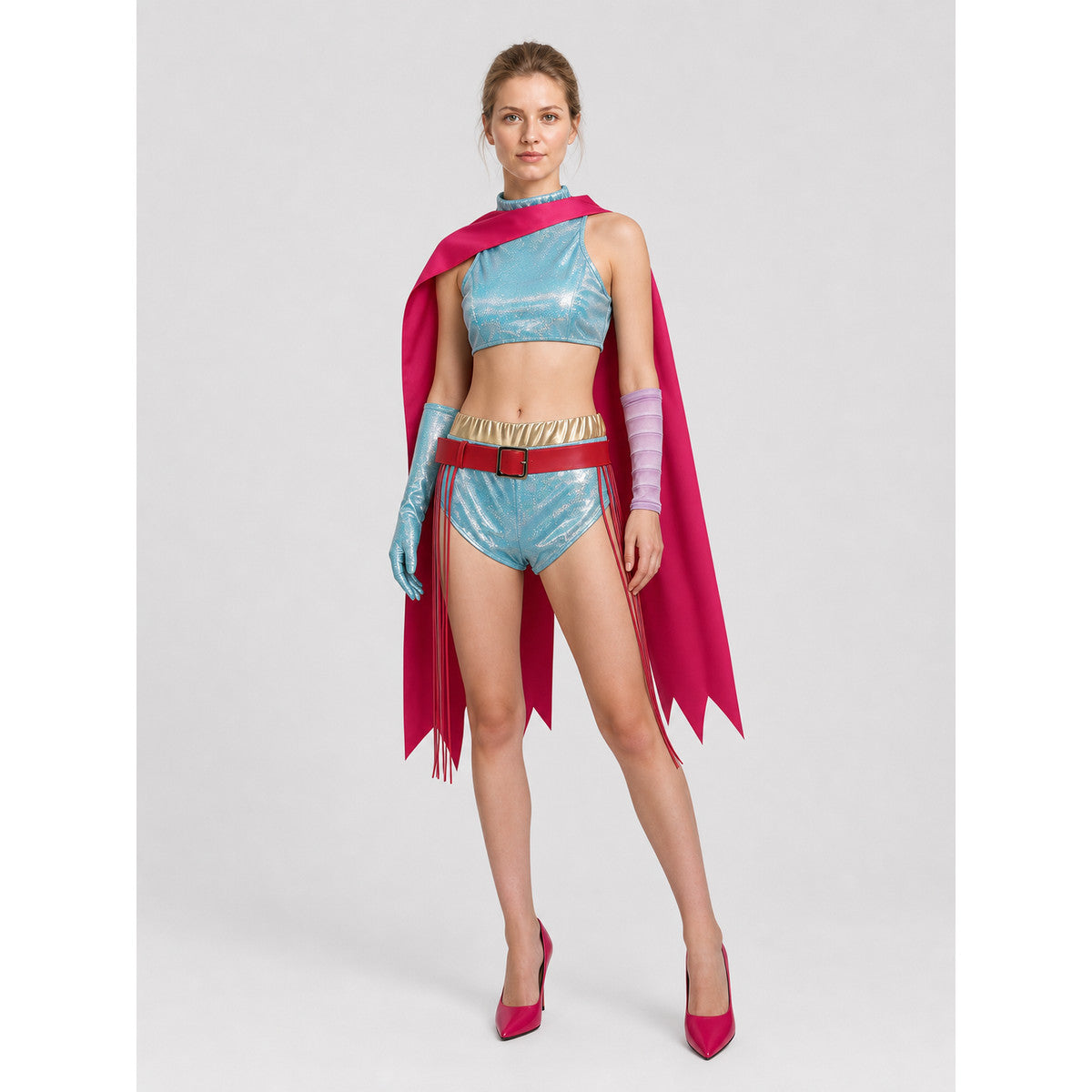 Gazelle Cosplay Costume from Zootopia 2, 6 Pieces Costumes detail