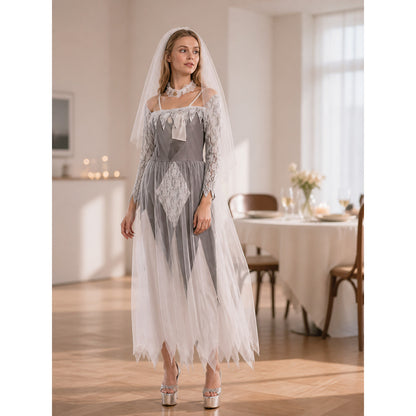 Halloween Costume: Dress and Veil lifestyle